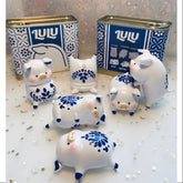 LuLu the Piggy Blue and White Porcelain(6PCS)2020 Limited Edition